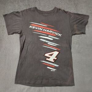 Kevin Harvick Shirt Mens Medium Nascar Short Sleeve Gray Tee